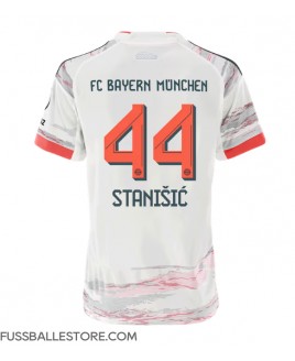 Günstige Bayern Munich Josip Stanisic #44 Auswärtstrikot Damen 2025-26 Kurzarm